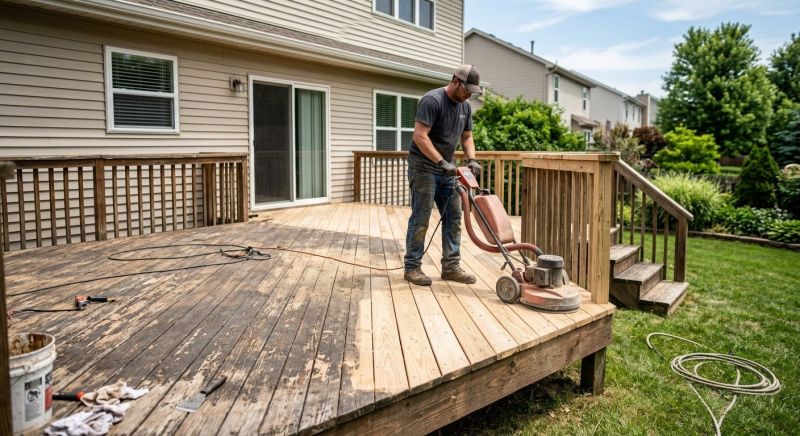 Deck Staining Service